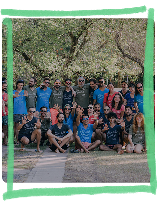 Team photo of LIME family.